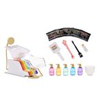 Rainbow High Salon Playset with Rainbow of DIY Washable Hair Color Foam for Kids and Dolls