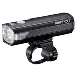 CatEye Ampp 1700 Super Bright LED Bicycle Front Light - 1700 Lumens OptiCube Technology - IPX4 Waterproof Rated - FlexTight Easy Fit Bracket - USB C Rechargeable - Cycling Light