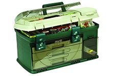 Plano 3-Drawer Tackle Box, Green Metallic/Beige, Large (737-002)