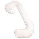 Leachco Snoogle® Supreme │ Total Body Pregnancy/Maternity Pillow │ with a Zippered Removable Cover - Ivory