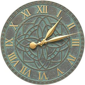 Whitehall Artisan 16" Indoor Outdoor Wall Clock