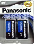 4Pc Size 9V Panasonic Batteries Super Heavy Duty Power Zinc Carbon