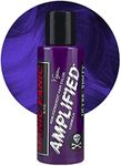 MANIC PANIC Ultra Violet Purple Halloween Costume Hair Color Spray - (Amplified) - Temporary Deep Blue Violet Hair Dye - Sprays On Instantly & Washes Out (3.4oz) - Vegan Hair Dye For Adults & Kids