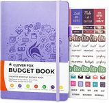 Clever Fox Budget Book - Financial Planner Organizer & Expense Tracker Notebook. Money Planner Account Book for Household Monthly Budgeting and Personal Finance. Compact Size (5.3" x 7.7") - Lavender