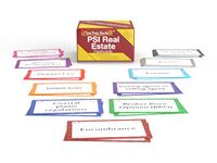 PSI Real Estate Exam Prep Flash Cards: PSI Real Estate Flashcard Guide with Practice Test Questions for the National License [Full Color Cards]