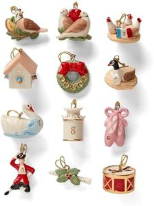 Lenox 878893 Twelve Days of Christmas 12-Piece Ornament Set