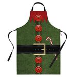 Bang Tidy Clothing Funny Christmas Cooking Apron for Women & Men Novelty Xmas Elf Outfit