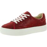 Betsey Johnson Women's Sidny Sneaker, Red, 8.5