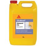 Sika SikaBond Exterior Grade Waterproof PVA – Suitable For Internal And External Use – Multipurpose – Easy To Use – 5 Litre