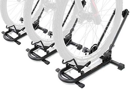 3 x BIKEHAND Bicycle Floor Type Parking Rack Stand - for Mountain and Road Bike Indoor Outdoor Garage Storage