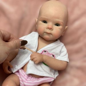 Gileutay 12" Silicone Baby Doll – Realistic Newborn Toy