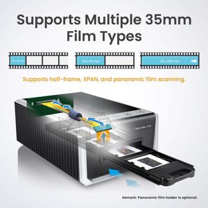 Plustek OpticFilm 135i Film Scanner – 35mm Slide & Negative Scanner