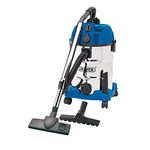 Draper 1600w Wet and Dry 30 Litre Vacuum Cleaner 1.5m Flexible hose and Accessories - Home DIY Car Carpet Workshop and Professional Use