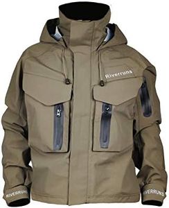 Riverruns Fishing Wading Jacket, Breathable Outdoor Fly Fishing Rain Coat