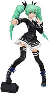 Sega Project Diva Arcade Future Tone Hatsune Miku Super Premium Action Figure Dark Angel, 9"