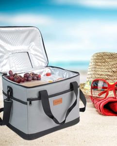 Kollea 30L Insulated Cooler Bag – Leak-Proof Lunch Box with Straps, Multi-Pocket, Travel & Picnic