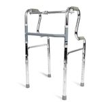 AGEasy (Max Group) Step Walker | Rising Aid, Dual Reciprocal Mode, Light Weight, Height Adjustable, Stand Assist | Sturdy Aluminium Frame Supports upto 100kg Weight | 1 Button Foldable Walker