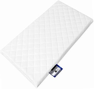 Baby Infant COT Swinging Crib Foam Mattress 89 x 40 x 4 cm Water-Resistant (Square Corners) Bluemoon