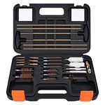 BOOSTEADY Gun Cleaning Kit Rifle Shotgun Gun Cleaning Kits for All Guns,22 243 270 30 357 9MM 40 45 12 20 Gauge Cleaning Kit, Rifle Pistol Gun Cleaning Rod Patches