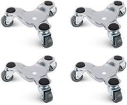 4 Pack 6-Inch Steel Tri-Dolly, 3 Wh