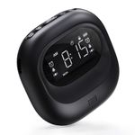 Digital Vibrating Alarm Clocks for Heavy Sleepers - Dual Alarms Bedside Clock with 5 Volume, Small Alarm Clock with 3 Alarm Modes, Travel Clock Adjustable Shaker with LCD Backlight