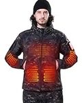 DEWBU Heated Jacket for Men with 12