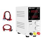 LOGNWEI ® DC Power Supply Variable 30V 10A Bench Power Supply 4-Digital LED Display ，Variable Power Supply for DIY, Electroplating kit，Lab Power Supply with 2 Sets bench power supply leads