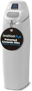 Ivation H2O 40,000 Grain, Water Softener System, Water Softner, with Patented Ceramic Discs, Automatic Whole House Soft Water Regeneration Reduces Magnesium & Hard Minerals & Improves Water Quality
