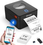 Mvgges Bluetooth Thermal Shipping Label Printer, 4X6 Label Printer for Shipping Packages Small Business, Support Windows, Mac, iOS, iPhone, Android, Used for Amazon, Ebay, Shopify, Etsy, UPS, USPS