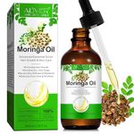 Moringa Oil Pure 60ml Moringa Seed Oil for Face & Hair Growth & Moisturizer & Massage Oil Natural Cold Pressed Reduces Fine Lines, Antioxidant & Anti-ageing