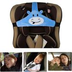 Baby Carseat Head Support, Safe Carseat Headrest Band, Head Strap for Car Seat Sleep Positioner Fixed Belt Car Seat Neck Protection Belt for Toddler Child Children Kids Infant(Blue)