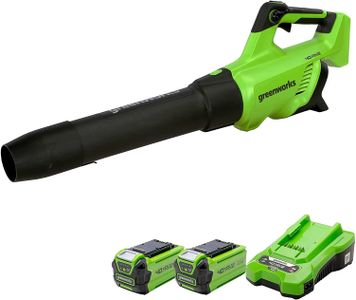 Greenworks 40V Cordless Leaf Blower – Lightweight, Battery Powered