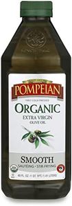 Pompeian USDA Organic Smooth Extra Virgin Olive Oil, First Cold Pressed, Smooth, Delicate Flavor, Perfect for Sautéing & Stir-Frying, 48 FL. OZ.