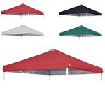 SCOCANOPY Replacement Top with Air Vent for 10x10 Canopy Frame, Canopy Cover ONLY, (Red)