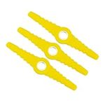 DECKMAN SB601RB sharper Blade, Compatible with Snow Joe SB600E, SB601E & SB602E Electric Trimmer/Edger, Yellow (3)