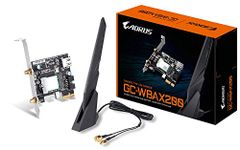 GIGABYTE WiFi 6 GC-WBAX200 (2x2 802.11Ax/ Dual Band WiFi/Bluetooth 5/ PCIe Expansion Card)