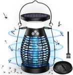 Mosquito Killer Lamp, Electric Fly Killer Fly Zapper 2 in 1 Flies Trap, UV Mosquito Killer Fly Catcher 360° Bug Zapper, USB Rechargeable Safe Insect Killer Outdoor Indoor for Home Backyard Camping