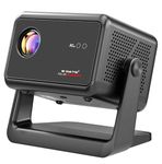 E Gate Duster 5X Pro | 100% Apps Certified Netflix, Prime | 100% Dust Proof | Fully Automatic Native 1080p Projector | Android 13 + Live TV | Voice-BT Remote, ScreenFree, 500 ISO, HDMI-ARC-WiFi6 EGATE