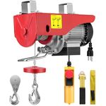 VIVOHOME Electric Hoist, 110V 440 Lbs Winch with Remote Control, Zinc-Plated Steel Wire Hoist for Garage, Warehouses, Factories 38ft Lifting Height with Emergency Stop Switch