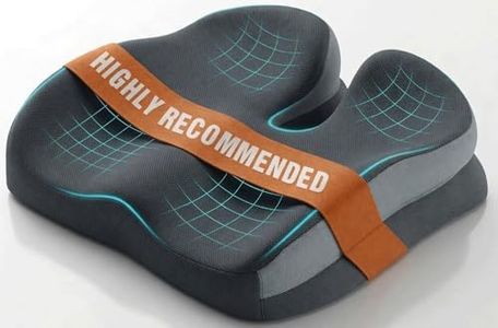 Seat Cushions for Office Chairs Wheelchair Cushion for Long Sitting Back Pain,Memory Foam Seat Car Computer Desk Chair Cushion,Coccyx Cushion for Tailbone Pain Relief Cushion Office Chair Butt Pillow