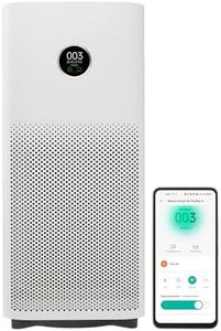 Xiaomi Smart Air Purifier 4, Best Purified Air Delivery Rate 387 m3/hr, True HEPA, traps 99.99% Virus, High coverage: 516 Sq Ft, Fast Purification in 7 Mins, RoHS & Allergy Care Certified, Alexa&GA