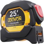 LEXIVON 25Ft/7.5m AutoLock Tape Mea