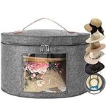 SHWWQUE Hat Boxes for Women Storage