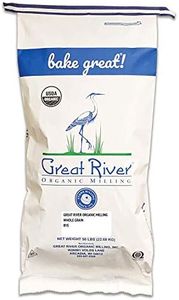 Great River Organic Milling, Whole Grain, Rye Grain, Organic, 50-Pounds (Pack of 1)