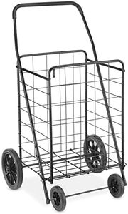 Whitmor Deluxe Utility Cart, Extra Large, Black