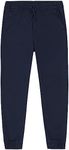 Nautica Boys' School Uniform Jogger Pants, Elastic Waistband with Drawstring Closure, Stretch Twill Fabric, Navy, 10-12 Husky