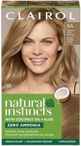 Clairol Natural Instincts Demi-Permanent Hair Dye, 8A Medium Cool Blonde Hair Color, Pack of 1