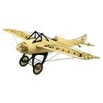 DW Hobby 39.4" Balsa Wood Airplane Deperdussin Monocoque 1.0M Electric Wooden Model Aircraft KIT Need to Build; Remote Control Airplane KIT for Adults (S2204B)