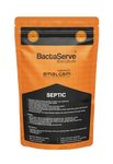 BactaServe - Septic Tank Cleaner (1KG - Organic) Bacteria for Septic Tank Cleaner | Odour Removal Bacteria | Eco-Freindly household & Industrial Powder for septic tank | Septic tank cleaning powder
