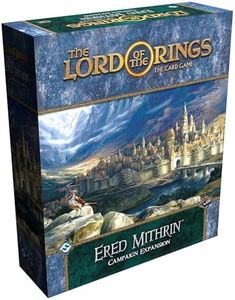 Fantasy Flight Games The Lord of The Rings The Card Game Ered Mithrin Campaign Expansion - Cooperative Adventure Game, Strategy Game, Ages 14+, 1-4 Players, 30-120 Min Playtime, Made